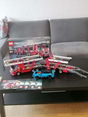 Lego Tech. 42098 Auto Transporter gebraucht wie neu 2 in1 Richt. Anleitung dabei