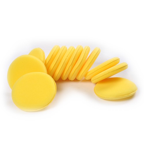 24Pcs Round Foam Sponges Polishing Wax Applicator Pads For Cleaning Car Glass - Picture 4 of 7