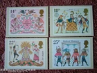 PHQ Stamp card set No 49 Folklore, 1981. 4 card set.  Mint Condition.