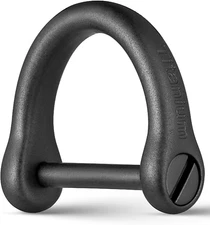 FEGVE Titanium D Ring Key Ring with Screwdriver, Car Fob Holder Keychain Men Key