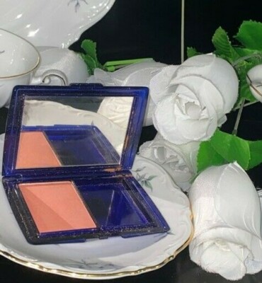 VINTAGE  MAX FACTOR COMPACT WHIPPED CREME BUFF-ON POWDER BLUSH GLOWING PINK  NEW