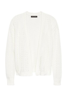 banana republic cropped cardigan