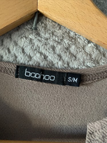 Boohoo Jacket size S/M End To End Brown - Picture 11 of 13
