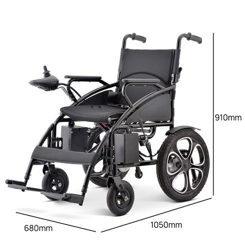 500W Electric Wheelchair Folding Long Range Lithium Power Motorised Foldable New - Picture 2 of 21