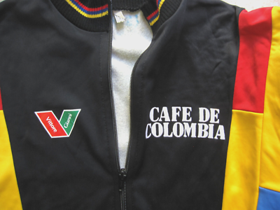 Veste Cycliste Vintage Café Colombia – Vittore Gianni – Taille L (4) – Occasion
