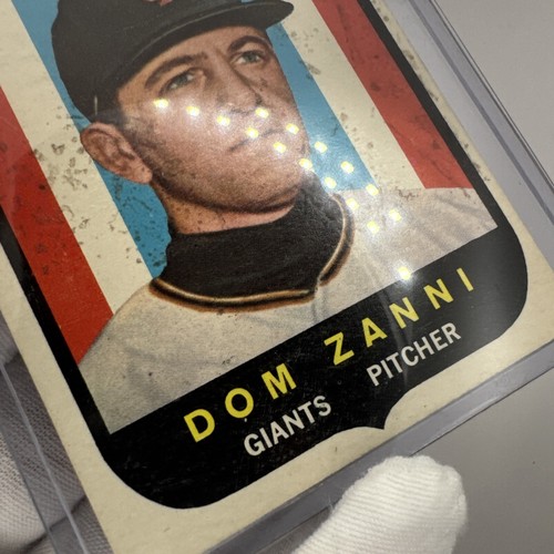 1959 Topps #145 Dom Zanni San Francisco Giants - Picture 5 of 7