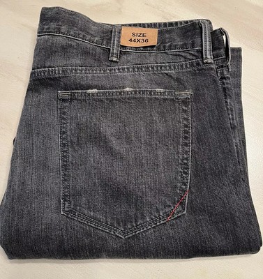 Denim Jeans Dark Gray 44 x 36 Selvedge 