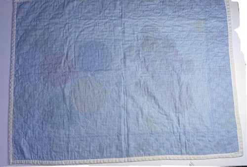 VTG That’s Our Baby Quilted Crib Blanket - Bear, Balloons - Picture 12 of 12