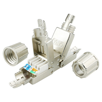 Cat 6A Netzwerk Verbinder Koppler LAN Extender Verbindungs modul LSA Adapter