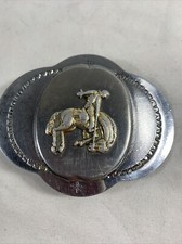 Vintage Bucking Bronco Cowboy Belt Buckle
