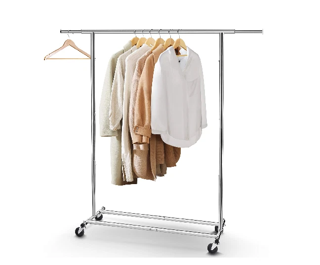 Econoco RCS 2 Heavy Duty Rack Collapsible Garment Rack Round Tubing