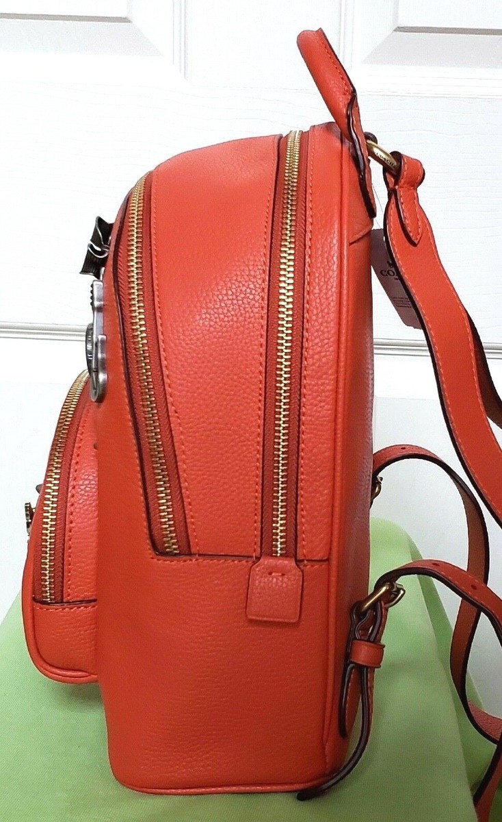COACH CARRIE BACKPACK 23 W/SOUVENIR 7 PIN CUSTOMIZATION:NWT MANGO 1-OF-A-KIND COACH CARRIE BACKPACK 23 W/SOUVENIR 7 PIN CUSTOMIZATION:NWT  main image 4