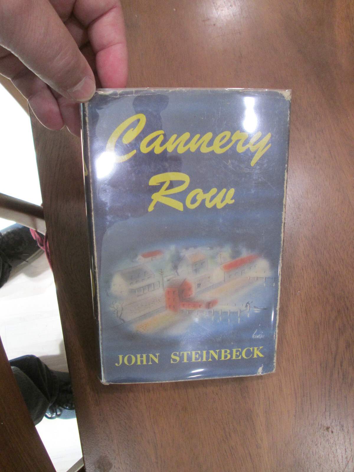 FILA John Steinbeck CANNERY ROW 1st Edition 1945 First State Binding in jacket