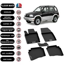 Floor Mats Liner Fits Suzuki Grand Vitara 1998-2004 Waterproof 3d Molded 4pcs