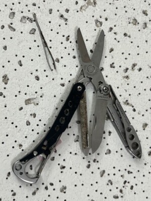 Discontinued Leatherman Style CS Black Stainless Steel Multi-Tool  