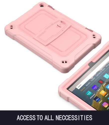 Case For Amazon Kindle Fire HD 8 /HD 8 Plus 2020 Contrast Color Heavy Duty Cover - Picture 46 of 72