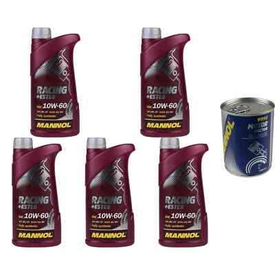 5L Motoröl MANNOL Racing+Ester 10W-60 1x MANNOL Motor Doctor ADDITIV