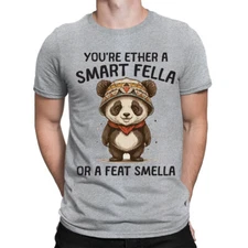 Are You A Smart Fella Or Fart Smella Funny Meme Retro Vintage Mens T-Shirts #NED
