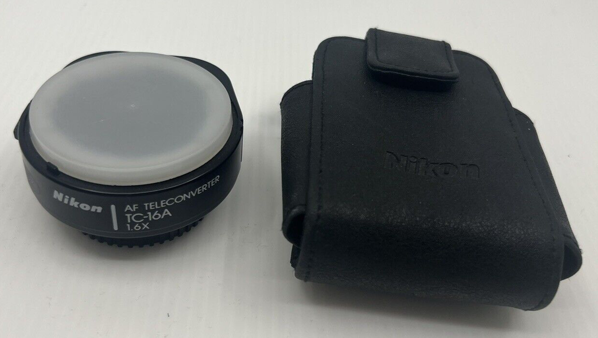 Nikon TC-16A 1.6x AF Teleconverter with Leather Case | eBay