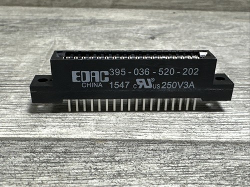 4 PCS EDAC 395-050-520-202 Conn Card Edge SKT 50 POS 2.54mm Solder ST #S42 - Picture 3 of 4