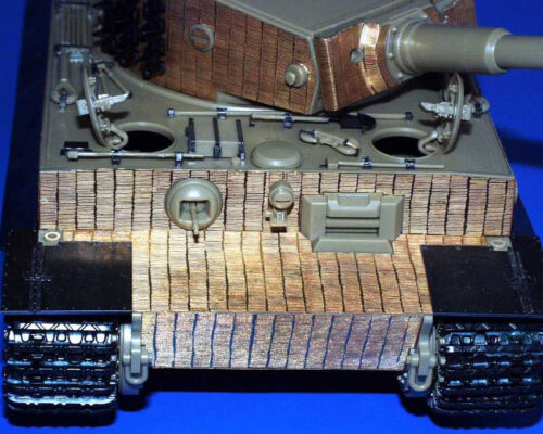 SET ZIMMERIT EDUARD 35442 1/35 PE fotoinciso per TAMIYA TIGER I LATE #35146 - Foto 2 di 3