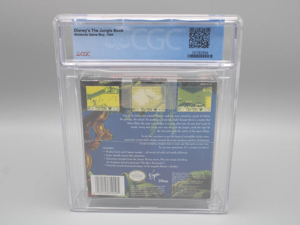 Disney's The Jungle Book Nintendo Game Boy GB 1st Print Virgin CGC Graded 9.2 A+ - Image 4 of 4