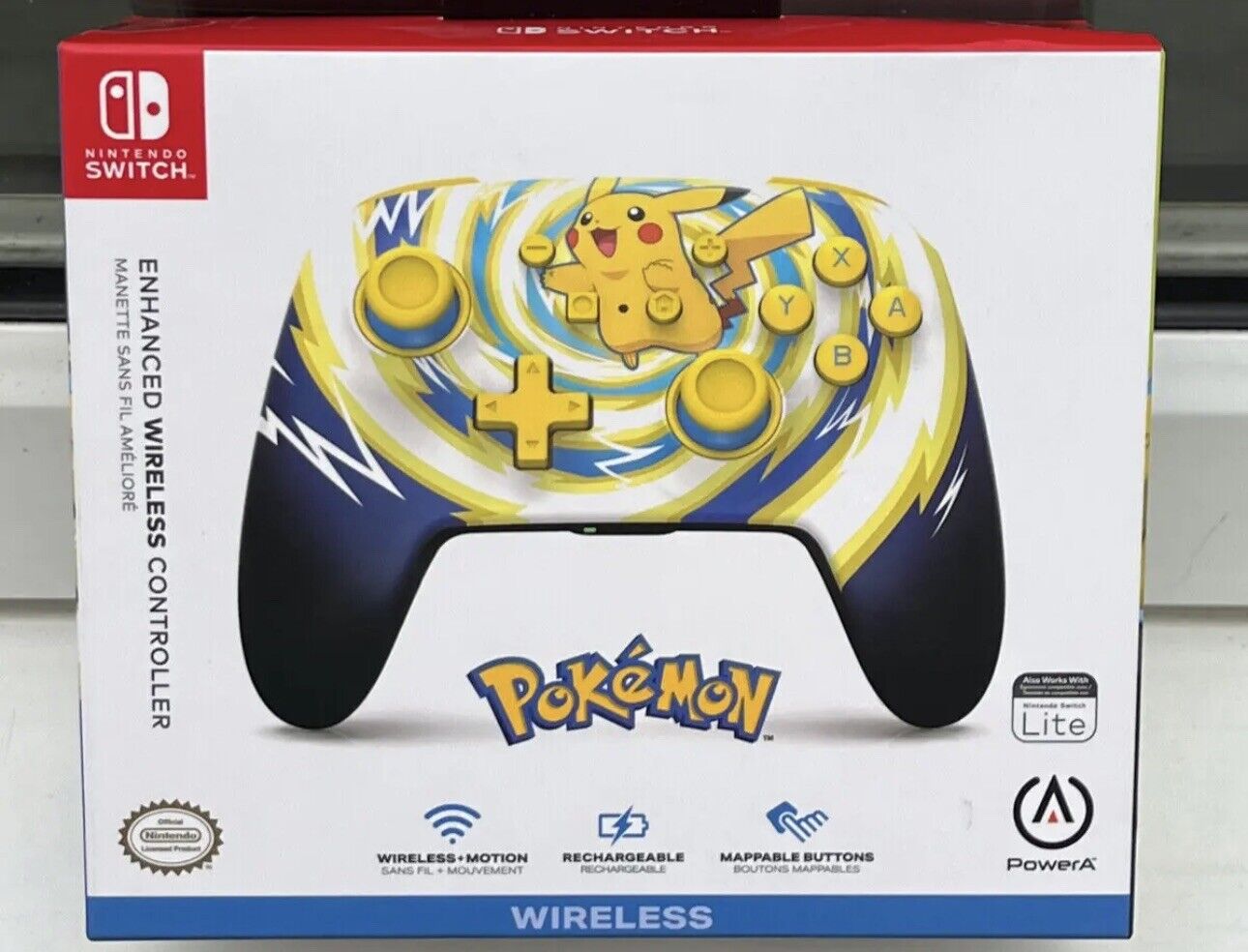 Enhanced Wireless Controller Pokémon: Pikachu Vortex