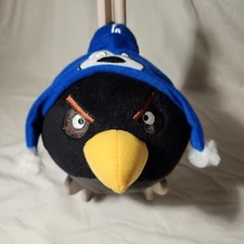 Rovio Angry Brids LA Dodgers Bomb  7 inch plush with baseball cap 2014