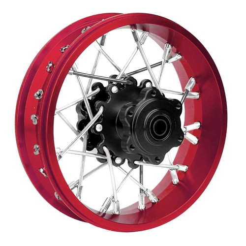 KEBEILEE CNC Aluminum Rear Wheel V2 For LOSI Promoto MX motorcycle 1:4 Red - Picture 8 of 20