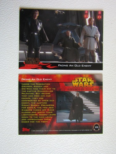 Topps 2005 Star Wars Revenge of the Sith Set Cards 1-90 Card Promo Choice - Picture 29 of 95