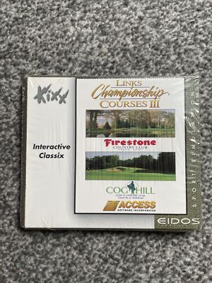 Links Championship Courses III - Firestone & Cog Hill - PC - Rare Factory Sealed
