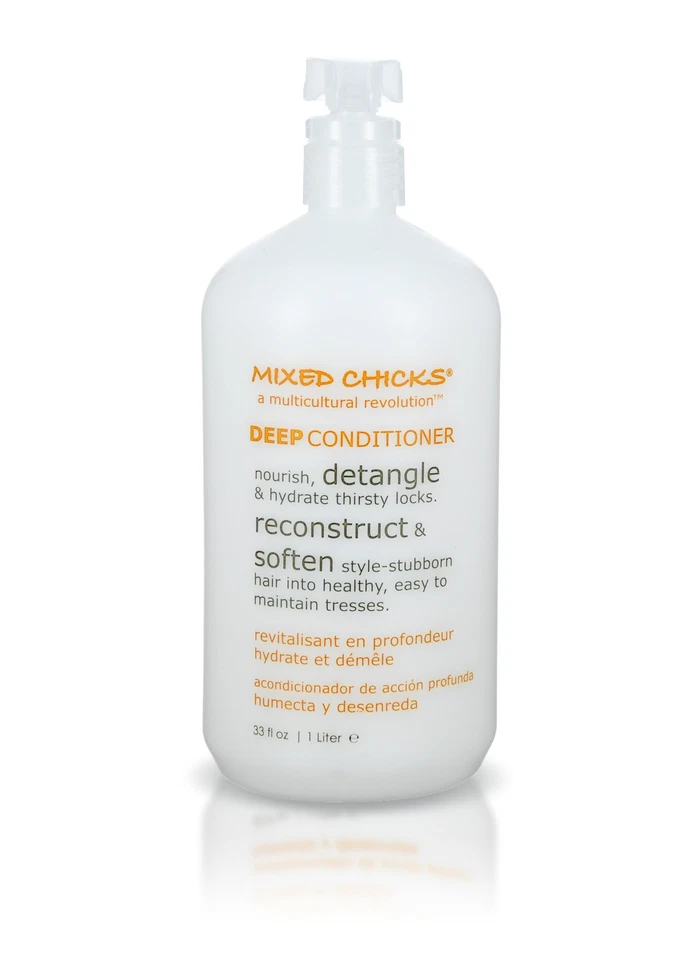 Acondicionador Profundo Mixed Chicks, Tamaño Salón y Cepillo de Paleta Gratis Foto 2 de 4