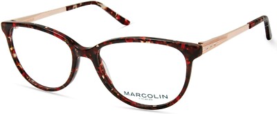 Marcolin MA5019 066 Havana Plastic Optical Eyeglasses Frame 54-16-140 5019 RX AB