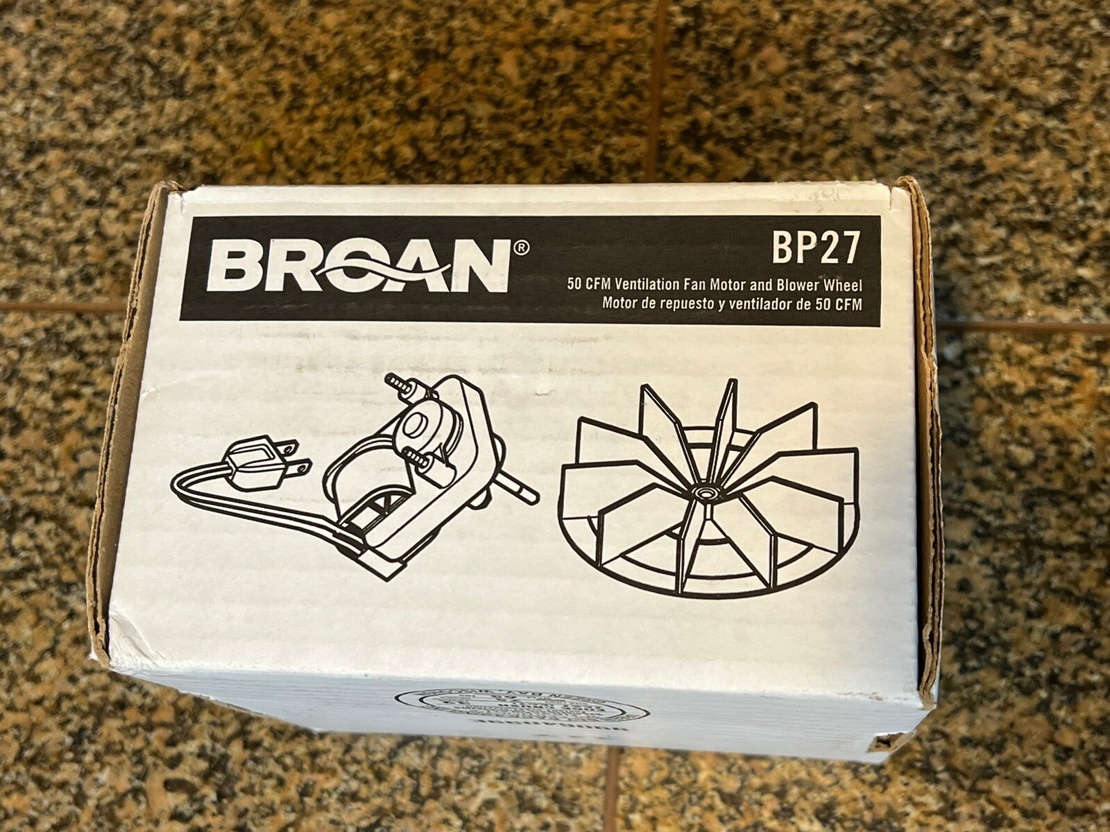 Broan BP27 Bathroom Vent Fan Motor 50cfm New 26715044887 | eBay