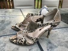 Women Nine West, Allegator heels Stiletto 6.5M USA size, Pre-owned