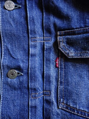 Vintage 1950s LEVIS 507XX BIG E Type 2 Levi's Denim Jacket Vintage 1950s LEVIS 507XX BIG E Type 2 Levi's Denim Jacket