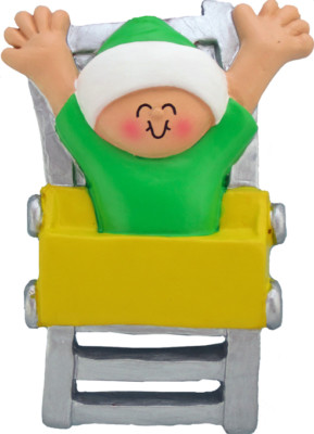 Roller Coaster 1 2 3 4 5 Person Personalized Christmas Ornament Kit