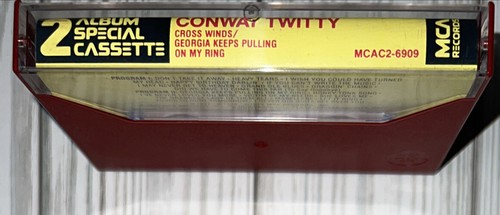 Twin Pax: Conway Twitty • Cross Winds/Georgia Keeps Pulling On My Ring Cassette - Picture 3 of 10
