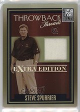 2007 Donruss Elite Extra Edition Throwback Threads 448/500 Steve Spurrier uk5