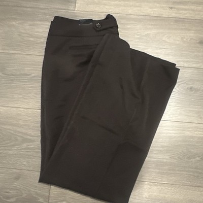 NWT Express The Editor Flare Brown Dress Pants Women's Size 14 R Low Rise