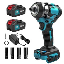 Schlagschrauber Akku Akkuschrauber 1/2" Schrauber Ratsche Für Makita 18V +2Akkus