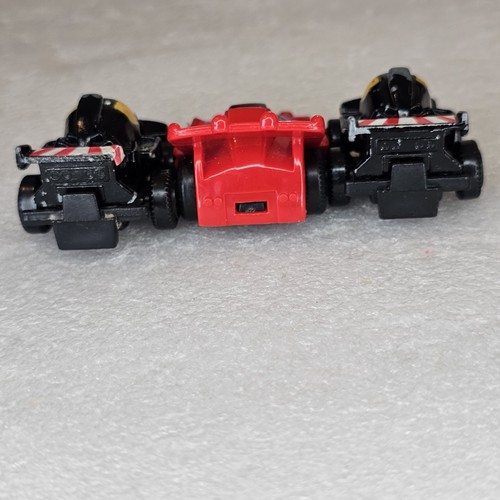 Vintage 80er 90er Turbo Kunststoff Druckguss Miniatur Rennwagen schwarz gelb rot #18 - Bild 6 von 11