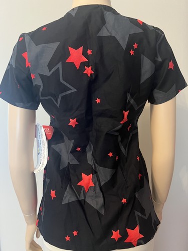 Tooniforms by Cherokee, Scrub Top, TF626 DMWP Wonder Woman, XS, New With Tags - Picture 2 of 4
