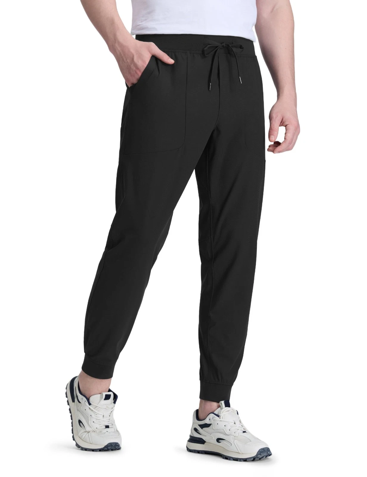 All Day Comfy Pull-On Golf Joggers for Men 28" - Quick Dry Lightweight Work C...