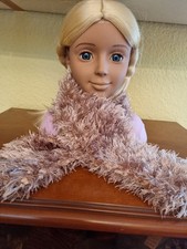 Handgestrickter Schal  L&auml;nge: 90cm