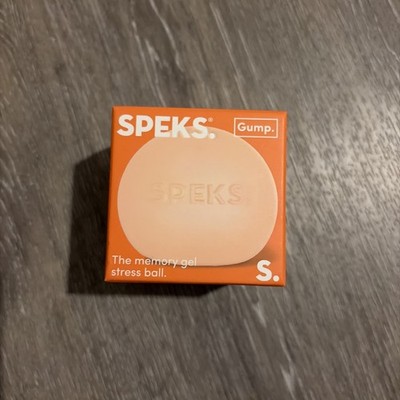 Speks Orange Gump Stress Ball Silky Soft Memory Gel Squishy Viral Tiktok Specks
