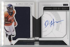 2018 Panini Playbook Rookie Jersey 25/125 DaeSean Hamilton #233 Auto 6fs