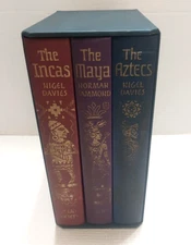 Folio Society EMPIRES OF EARLY LATIN AMERICA Incas Aztecs Maya 3 Vol Box Set