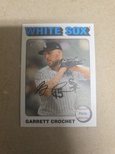 2024 Topps Heritage High Number - Garrett Crochet #627 White Border Short Print