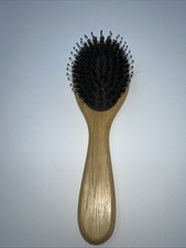 HairBrush- Boar Bristle Detangling Bamboo Paddle Detangler Hairbrush 8  